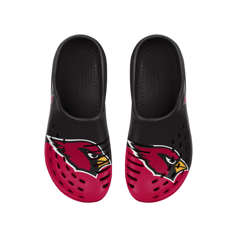 FOCO NFL Men's Arizona Cardinals 2023 Colorblock Big Logo Clog