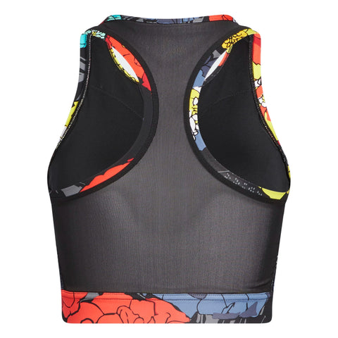 Adidas Women's Run Medium-Support International Women's Day Allover Print Bra