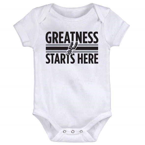 Outerstuff NBA Newborn San Antonio Spurs Basketball Baby 3-Pack Bodysuit Set