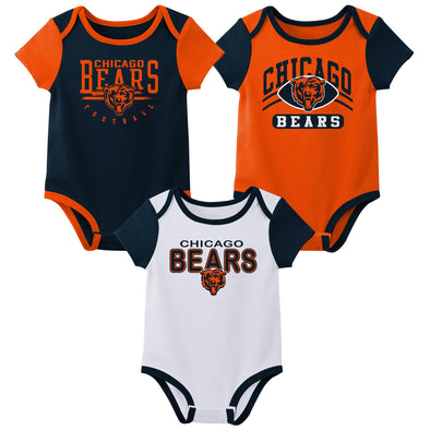 Outerstuff NFL Infant Unisex Chicago Bears Variety 3-Pack Set