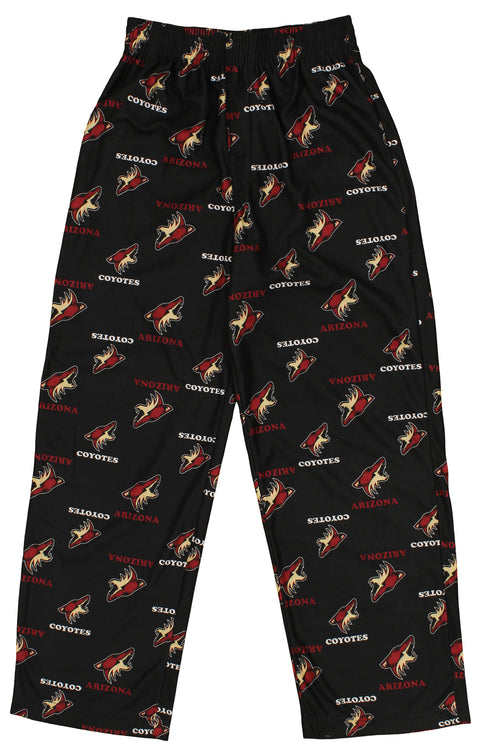 Outerstuff NHL Youth Boys Arizona Coyotes All-Over-Print Lounge Pajama Pants