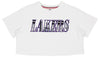 FISLL NBA Los Angeles Lakers Women's Comic Book Crop Tee Shirt