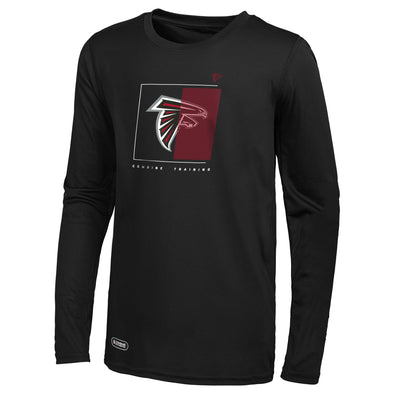 Outerstuff NFL Men's Atlanta Falcons Too Tough Long Sleeve Dri-Tek T-Shirt