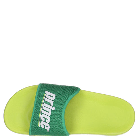 Prince Women's PRISM Slides Sandals, Green-Neon