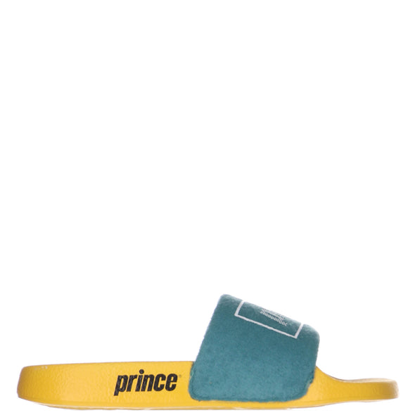 Prince Men's PALMS Slides Sandals, Teal-Orange