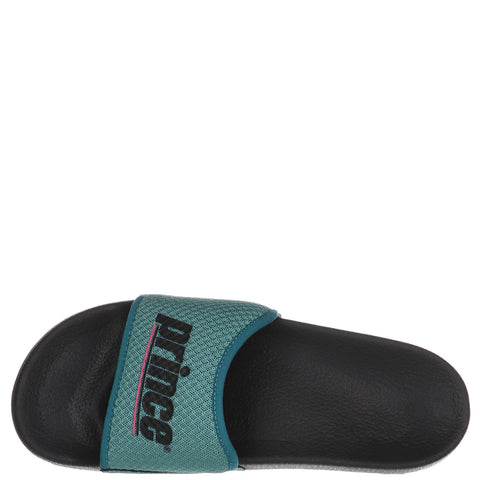Prince Men's PRISM Slides Sandals, Teal-Black