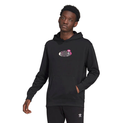 Adidas Men's Trefoil A33 Hoodie, Black