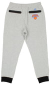 FISLL NBA Men's New York Knicks Jogger, Heather Gray