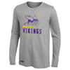 Outerstuff NFL Men's Minnesota Vikings Red Zone Long Sleeve T-Shirt Top