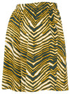 Zubaz NFL Adult Unisex Z88 Zebra Short for Men and Women, Green Bay Packers