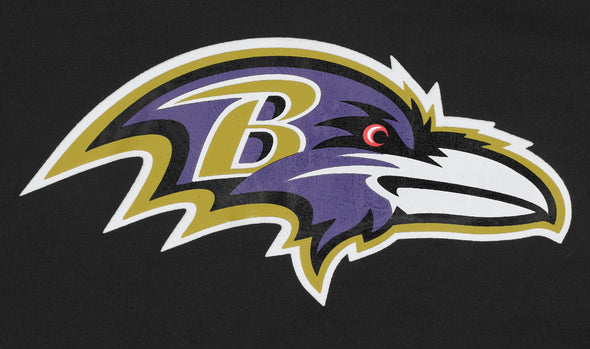 Zubaz NFL Men's Baltimore Ravens Elevated Logo Viper Hoodie