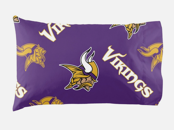 Northwest NFL Minnesota Vikings Rotary Bed In A Bag Set, Twin