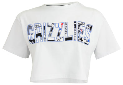 FISLL NBA Memphis Grizzlies Women's Comic Book Crop Tee Shirt