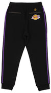 FISLL NBA Men's Los Angeles Lakers Stripe Detail Jogger, Black