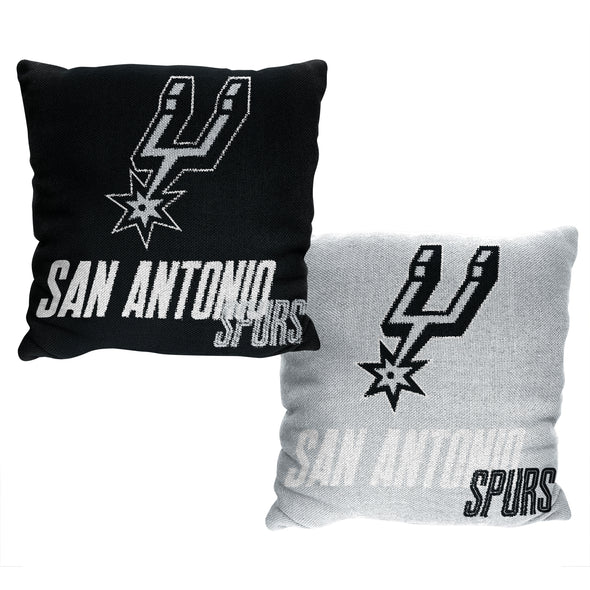 Northwest NBA San Antonio Spurs 20x20 Double Sided Jacquard Accent Throw Pillow