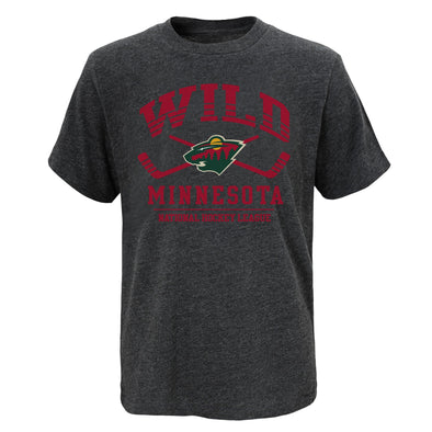 Outerstuff NHL Youth Boys Minnesota Wild "Fundamental" Short Sleeve T-Shirt