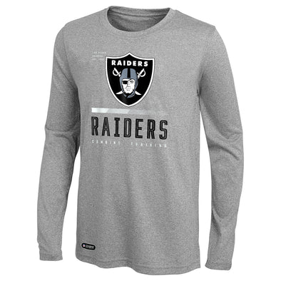 Outerstuff NFL Men's Las Vegas Raiders Red Zone Long Sleeve T-Shirt Top