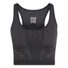 Adidas X Karlie Kloss Women's Seamless Knit Layered Top, Carbon/Black