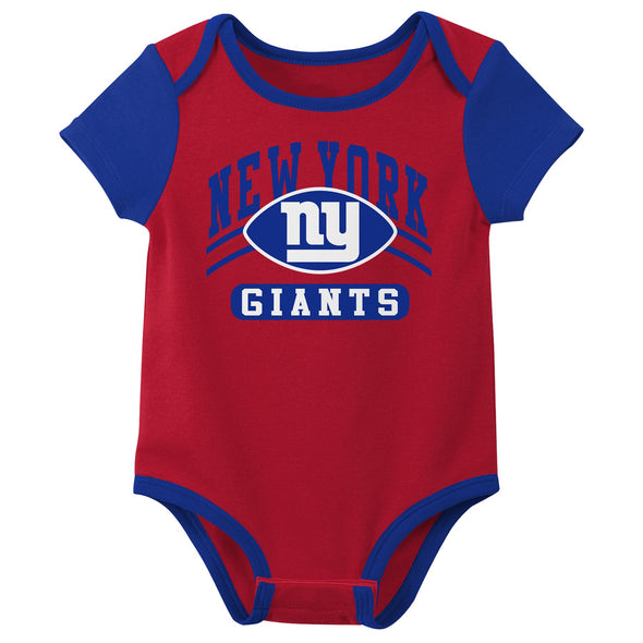 Outerstuff NFL Infant Unisex New York Giants Variety 3-Pack Set