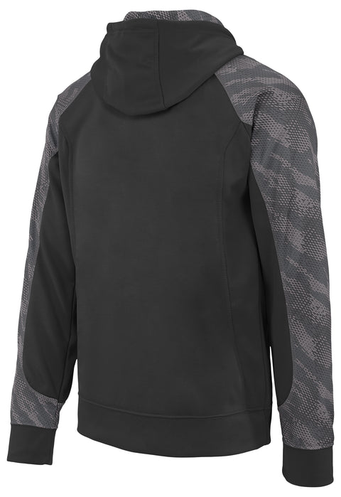 Zubaz NFL Men's Las Vegas Raiders Elevated Logo Viper Hoodie