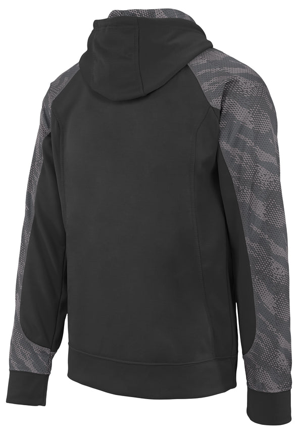 Zubaz NFL Men's Las Vegas Raiders Elevated Logo Viper Hoodie
