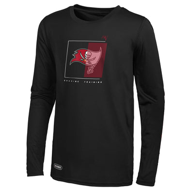 Outerstuff NFL Men's Tampa Bay Buccaneers Too Tough Long Sleeve Dri-Tek T-Shirt