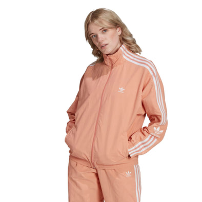 Adidas Women's Adicolor Classics Lock-Up Track Jacket, Ambient Blush