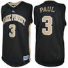 Original Retro Brand NCAA Men's Wake Forest Demon Deacons #3 Chris Paul Tackle Twill Jersey, Black