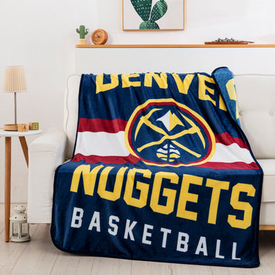 Northwest NBA Denver Nuggets Singular Silk Touch Throw Blanket, 45 X 60