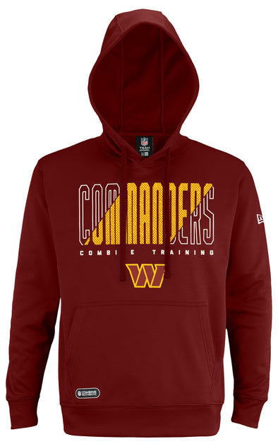 New Era NFL Men's Washington Commanders Pullover Performance Fleece Hoodie