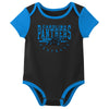 Outerstuff NFL Infant Unisex Carolina Panthers Variety 3-Pack Set