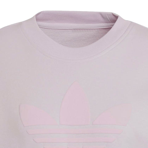 Adidas Women's Originals Crew Sweatshirt, Almost Pink