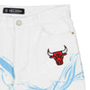 FISLL NBA Men's Chicago Bulls Distressed Denim Jeans