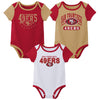 Outerstuff NFL Infant Unisex San Francisco 49ers Variety 3-Pack Set