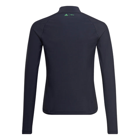 Adidas X Disney Youth Boys Buzz Lightyear Long Sleeve Rash Guard, Legend Ink/Semi Solar Lime