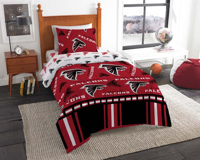 Northwest Atlanta Falcons Rotary Twin Bed in Bag Set