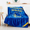 Nortwest NBA Golden State Warriors Silk Touch Sherpa Throw Blanket, 50" x 60"