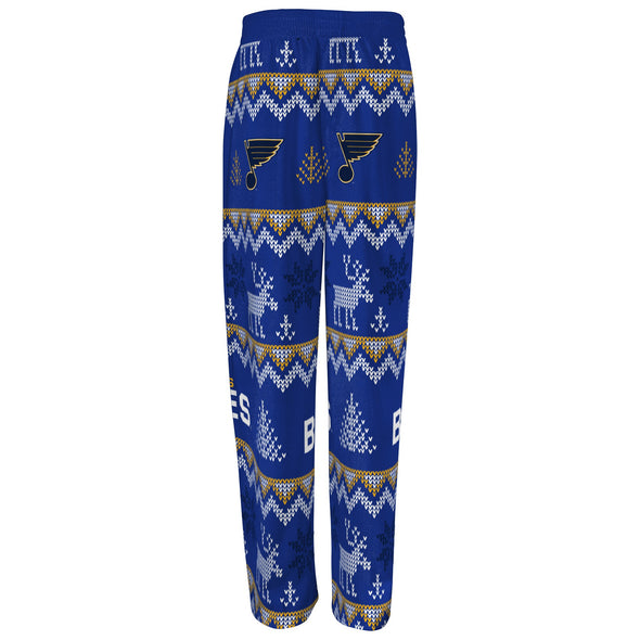 Outerstuff NHL Kids Boys (4-7) St. Louis Blues Holiday Pajamas Set