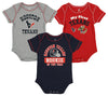 Outerstuff NFL Houston Texans Team 3-Pack Bodysuit Set