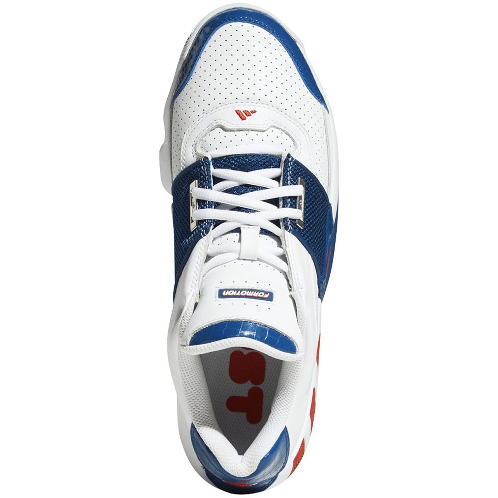 Adidas Men's Agent Gil Restomod Shoes, Cloud White/Dark Marine/Dark Ru Fanletic Adidas Men's Agent Gil Restomod Shoes, Cloud White/Dark Marine/Dark Ru Fanletic