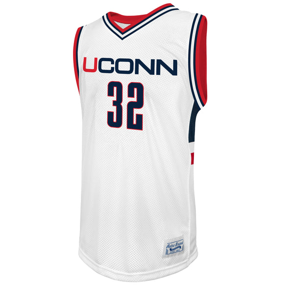 Original Retro Brand NCAA Men's UConn Huskies #32 Richard Hamilton Tackle Twill Jersey, White