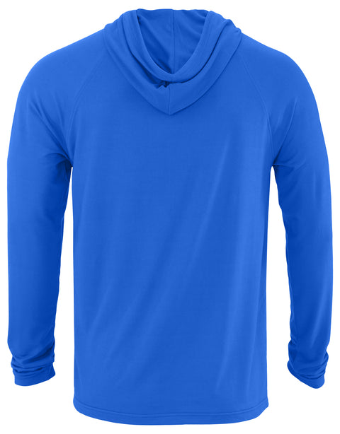 Zubaz NFL Men's Light Weight Team Color Hoodie, Alternate Tunnel Logo, Buffalo Bills