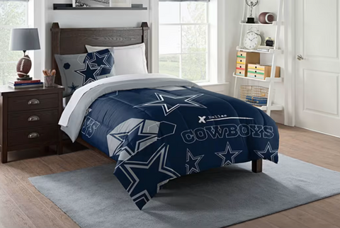 Northwest NFL Dallas Cowboys Hexagon Comforter & Sham Twin Set