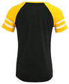 Outerstuff NHL Youth Girls Pittsburgh Penguins Jersey Striped Logo T-Shirt