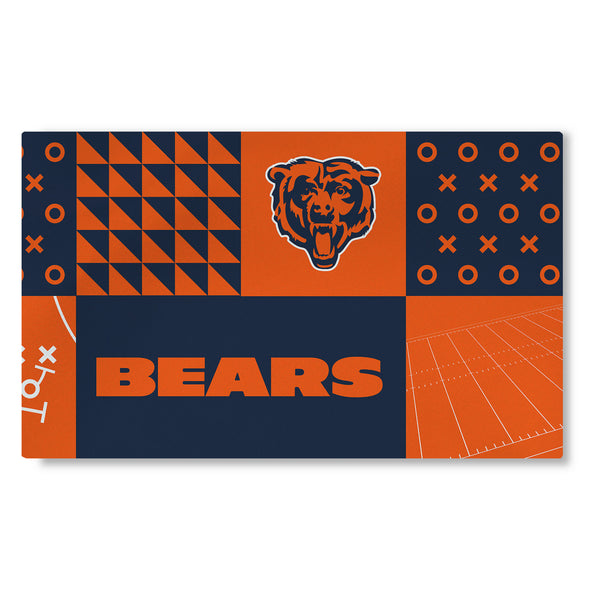 Northwest  NFL Chicago Bears Colorblock Washable Area Living Rug, 36" X 60"