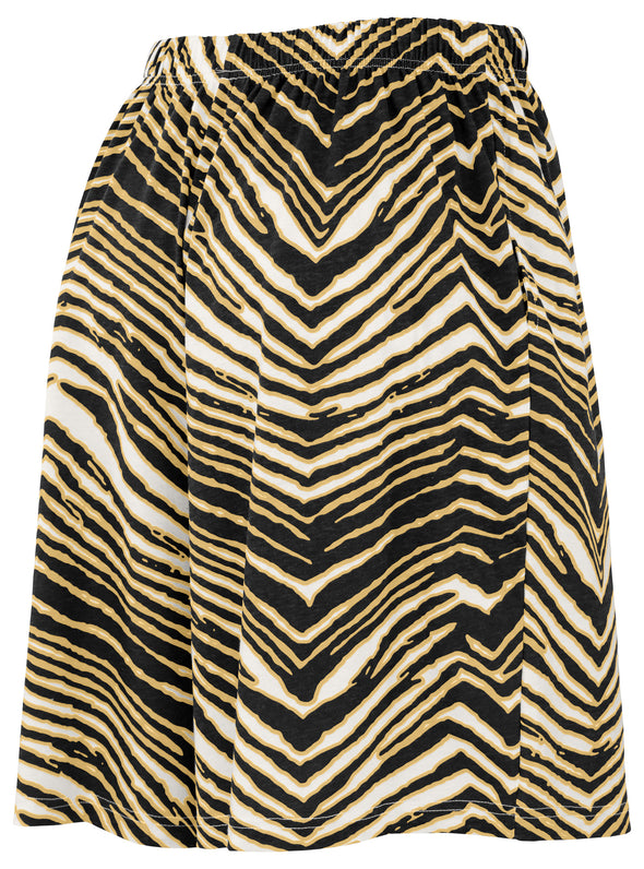 Zubaz NFL Adult Unisex Z88 Zebra Short for Men and Women, New Orleans Saints