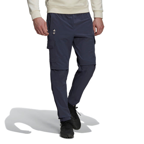 Adidas MLS Men's LA Galaxy Travel Cargo Pants, Shadow Navy