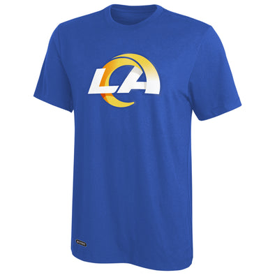 Outerstuff NFL Men's Los Angeles Rams Primary Stadium Logo Tee, Blue