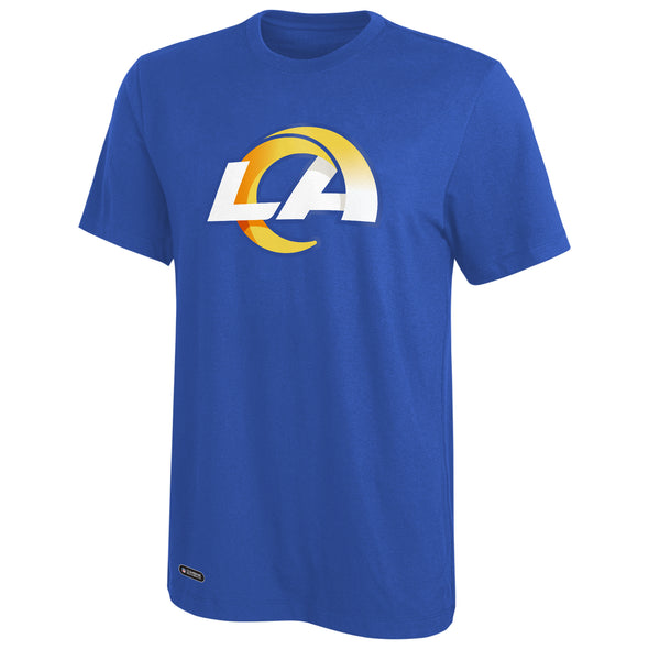 Outerstuff NFL Men's Los Angeles Rams Primary Stadium Logo Tee, Blue