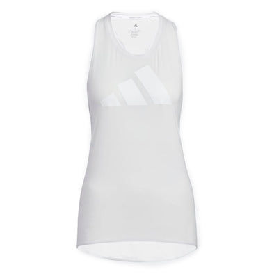 Adidas Womens Training 3-Stripes Logo Tank Top, Dash Grey/White